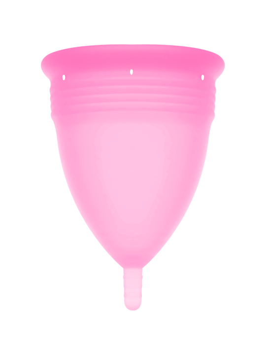 STERCUP - COPA MENSTRUAL FDA SILICONA ROSA - TALLA L