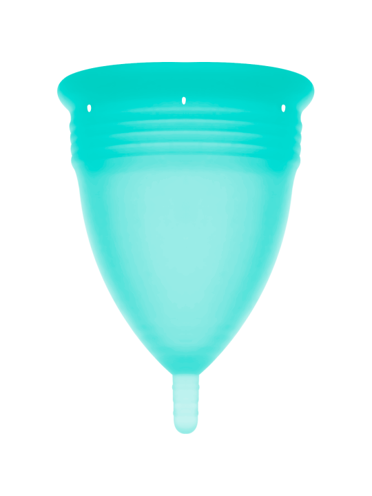 STERCUP - COPPA MESTRUALE IN SILICONE FDA ACQUAMARINA - TAGLIA L