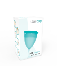STERCUP - COPPA MESTRUALE IN SILICONE FDA ACQUAMARINA - TAGLIA L