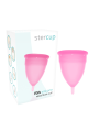 STERCUP - COPO MENSTRUAL DE SILICONE FDA ROSA - TAMANHO S