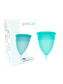 STERCUP - FDA SILICONEN AQUAMARINE MENSTRUATIECUP - MAAT S