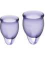 SATISFYER - FEEL CONFIDENT MENSTRUAL CUP LILA 15 + 20 ML