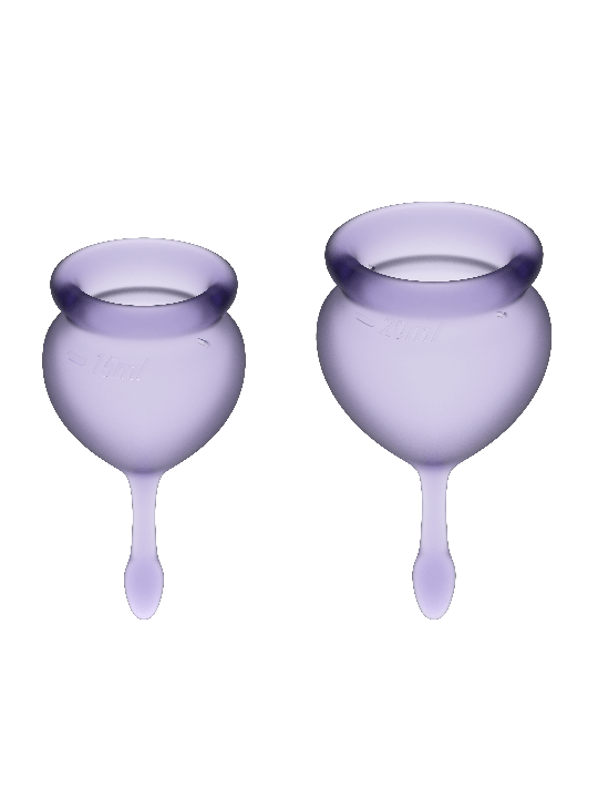 SATISFYER - FEEL GOOD MENSTRUAL CUP LILA 15 + 20 ML