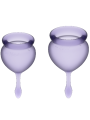 SATISFYER - FEEL GOOD KIT MENSTRUATIECUP LILA 15 + 20 ML