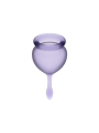 SATISFYER - FEEL GOOD MENSTRUAL CUP PURPLE 15 + 20 ML