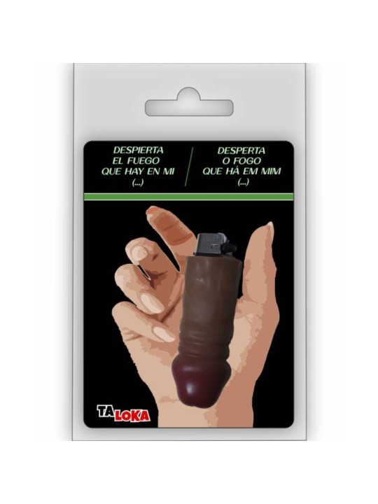 TALOKA - FANTSTICO LEVE EM FORMA DE PÊNIS DE COR MULATO 100% RECARREGV