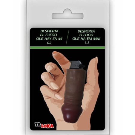 TALOKA - FANTSTICO LEVE EM FORMA DE PÊNIS DE COR MULATO 100% RECARREGV