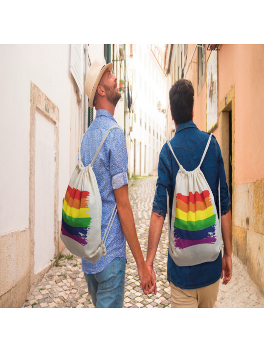 PRIDE - SAC DOS DRAPEAU LGBT EN COTON