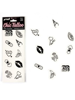 SECRET PLAY - CONJUNTO DE 10 TATUAGENS TEMPORRIAS DA COLEO DE DOCES