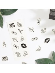 SECRET PLAY - SET DE 10 TATTOOS TEMPORALES CANDY COLLECTION