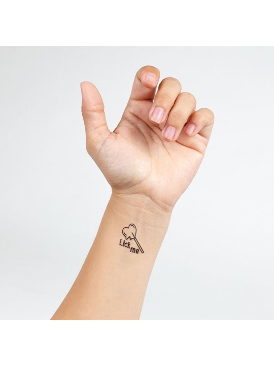 SECRET PLAY - CONJUNTO DE 10 TATUAGENS TEMPORRIAS DA COLEO DE DOCES