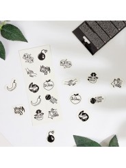 SECRET PLAY - LOT DE 10 TATOUAGES TEMPORAIRES SPICY COLLECTION