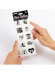 SECRET PLAY - CONJUNTO DE 10 TATUAGENS TEMPORRIAS COLEO KINKY