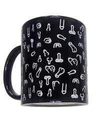 DIABLO PICANTE - CANECA PÊNIS PRETA 370 ML