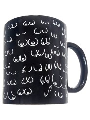 DIABLO PICANTE - CANECA BOOBS PRETA 370 ML