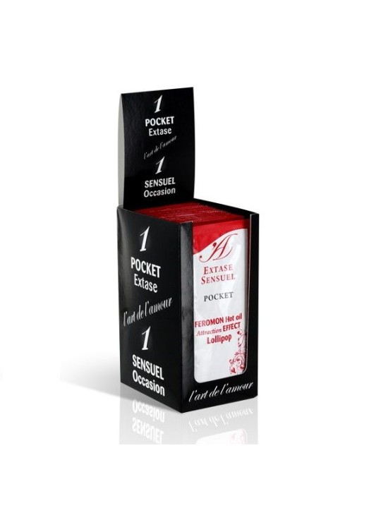 EXTASE SENSUAL - MASSAGEÖL MIT WRMEEFFEKT PHEROMONEN LOLLIPOP 10 ML