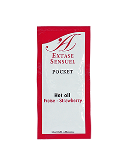 EXTASE SENSUAL - ÓLEO ESTIMULANTE DE MORANGO 10 ML