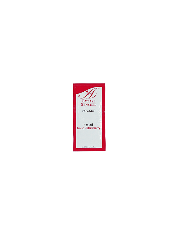 EXTASE SENSUAL - ÓLEO ESTIMULANTE DE MORANGO 10 ML