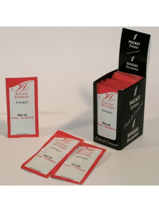 EXTASE SENSUAL - STRAWBERRY STIMULATING OIL 10 ML