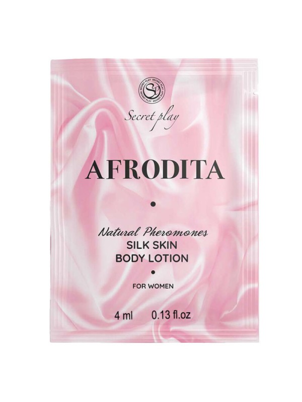 SECRETPLAY - APHRODITE ZIJDEN HUID BODY LOTION ENKELE DOSIS 4 ML