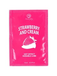 SECRETPLAY - EINZELDOSIS-SCHMIERMITTEL ERDBEER & CREME 10 ML
