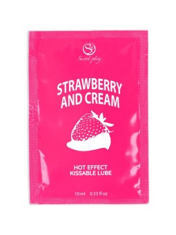 SECRETPLAY - LUBRIFICANTE MONODOSE FRAGOLE E CREMA 10 ML