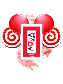 AQUA TRAVEL - LUBRIFICANTE À BASE DE ÁGUA SABOR PIRULITO 6 ML