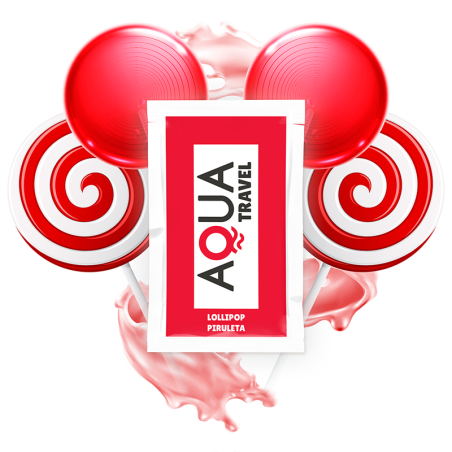 AQUA TRAVEL - SCHMIERMITTEL AUF WASSERBASIS MIT LOLLIPOP-GESCHMACK 6 M