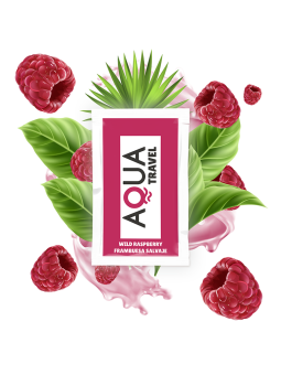AQUA TRAVEL - LUBRIFIANT À BASE D'EAU SAVEUR FRAMBOISE SAUVAGE 6 ML