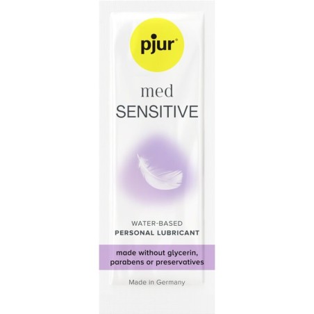 PJUR - MED SENSITIVE GLIDE LUBRIFICANTE BASE DE GUA 2 ML
