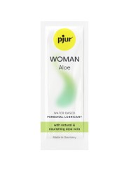 PJUR - WOMAN ALOE LUBRIFICANTE BASE DE GUA 2 ML