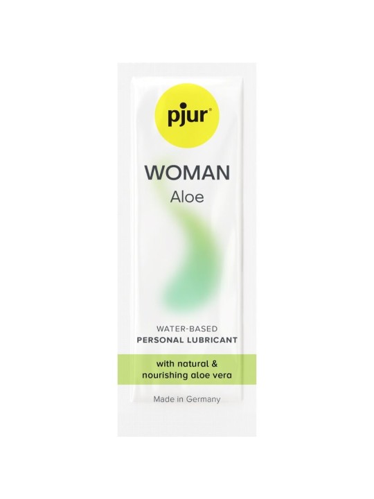 PJUR - WOMAN ALOE LUBRIFICANTE BASE DE GUA 2 ML