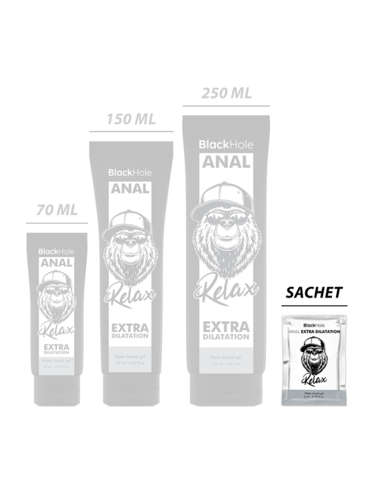 BLACK HOLE - GEL À BASE D'EAU EXTRA DILATATION 6 ML DOSE UNIQUE