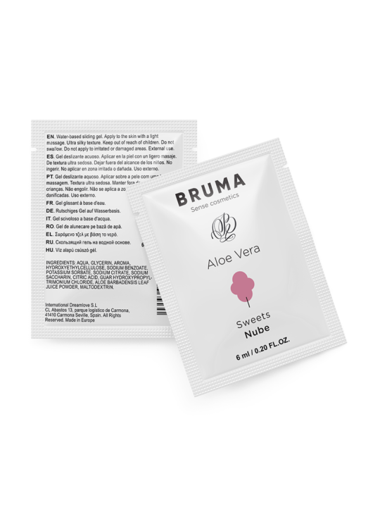 BRUMA - GEL GLISSANT À L''ALOE VERA SAVEUR BONBONS 6 ML