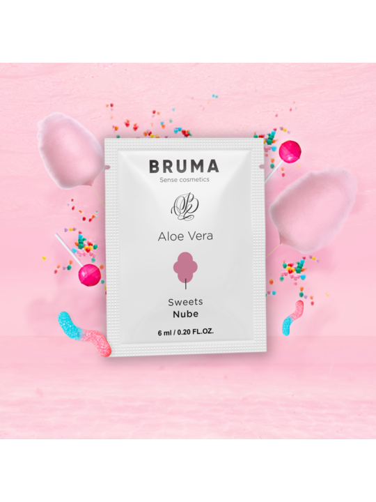 BRUMA - GEL DESLIZANTE DE ALOE VERA SABOR DOCES 6 ML