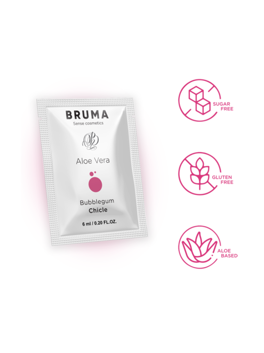 BRUMA - GEL SLIDING MET ALOË VERA GOM SMAAK 6 ML