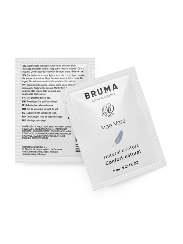 BRUMA - GEL GLIJDEN MET ALOË VERA NATUURLIJK COMFORT 6 ML