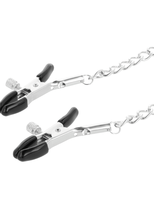 DARKNESS - PINZAS AJUSTABLES PARA PEZONES AJUSTABLES METAL