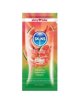 SKINS - FRUITY WATER-BASED LUBRICANT WATERMELON SINGLE-DOSE 5 ML