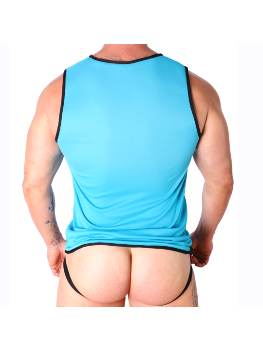 MACHO - T-SHIRT BLU L/XL
