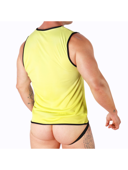 MACHO - T-SHIRT JAUNE L/XL