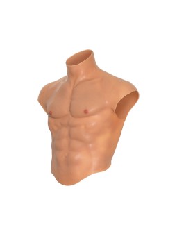 VERBORGENE BEDÜRFNIS - ALTER EGO SILIKON-MÄNNERTORSO-SHIRT MIT ABS-FLE