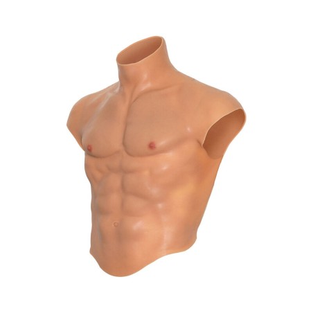 DÉSIR CACHÉ - T-SHIRT TORSE MASCULIN EN SILICONE ALTER EGO AVEC ESTHÉT