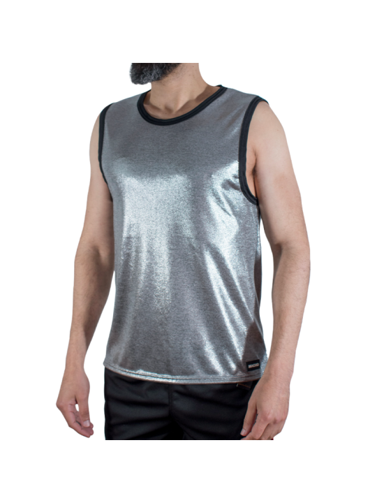 MACHO - FIJN GLITTER T-SHIRT L/XL