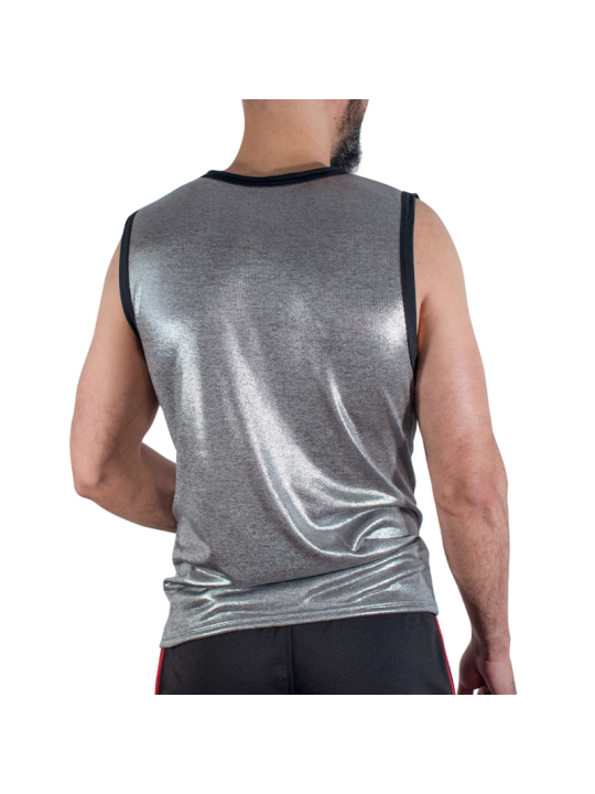 MACHO - T-SHIRT CON GLITTER FINI L/XL
