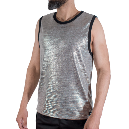 MACHO - FIJN GLITTER T-SHIRT S/M