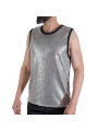MACHO - T-SHIRT CON GLITTER FINI S/M
