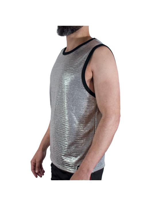 MACHO - FIJN GLITTER T-SHIRT S/M