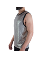 MACHO - T-SHIRT MIT FEINEM GLITZER, GRÖSSE S/M