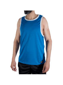 MACHO - CMV002 BLAUES GYM-T-SHIRT S/M